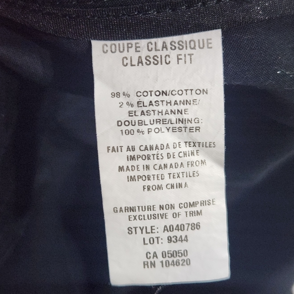 Jacob Classic Fit Black Pants - Picture 10 of 10
